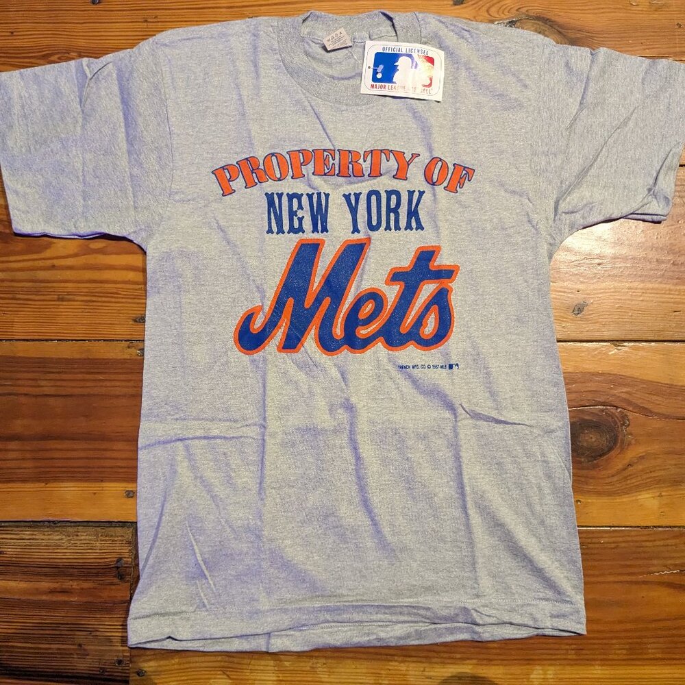 VTG 1987 New York METS shirt/Rihanna mets shirt(DEADSTOCK/SIZE M)